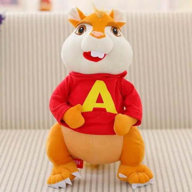 

Movie & TV mouse toy - lovely Toy plush cute big Alvin doll about 32cm