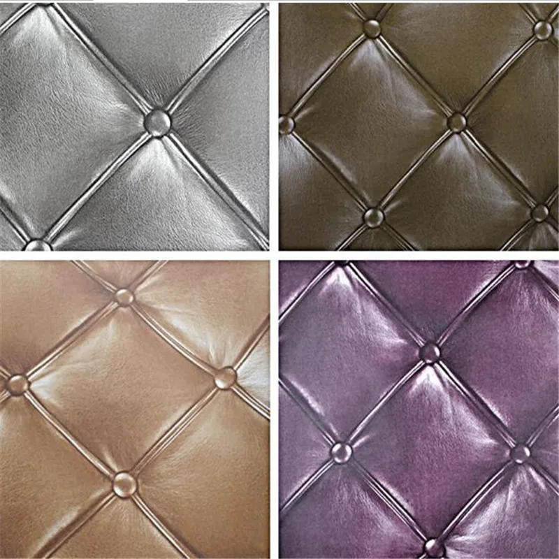 European Luxury PVC Wallpapers Rolls Faux Leather 3D Wallpaper for Walls Living Room Bedroom Wall Papers Covering Home Decor European Luxury PVC Wallpapers Rolls Faux Leather 3D Wallpaper for Walls Living Room Bedroom Wall Papers Covering Home Decor