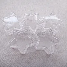 400 шт./лот, 5 г пятиконечная звезда банка для крема 5cc косметический контейнер пластиковая бутылка образец банку случае