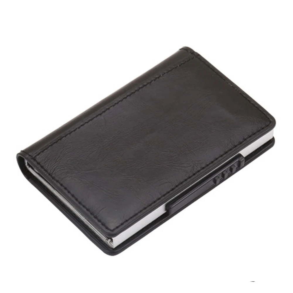 

Artmi Unisex Leather and Aluminum Card Clip RFID Blocking Credit Card Holder Card Wallet with Ticket Holder