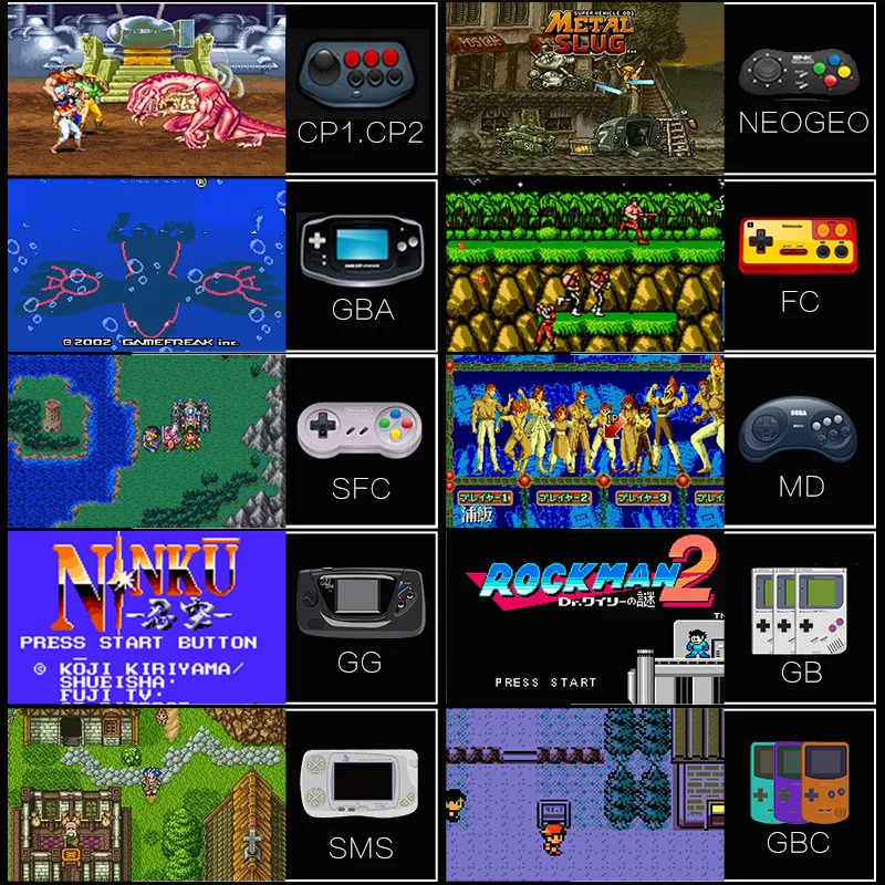 Cdragon  retro Handheld Game Console 16GB Portable Mini Video Gaming Players Built-in 3000 Games