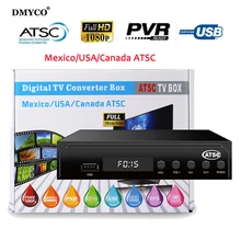 New Arrival USA Canada Mexico ATSC TV BOX HD Digital TV Converter Box Terrestrial Antenna Signal TV Tuner receiver Ship from USA