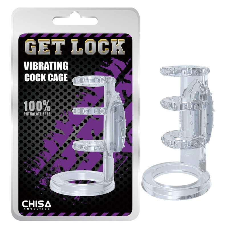 CN-101613035 Clear Vibrating Cock Cage