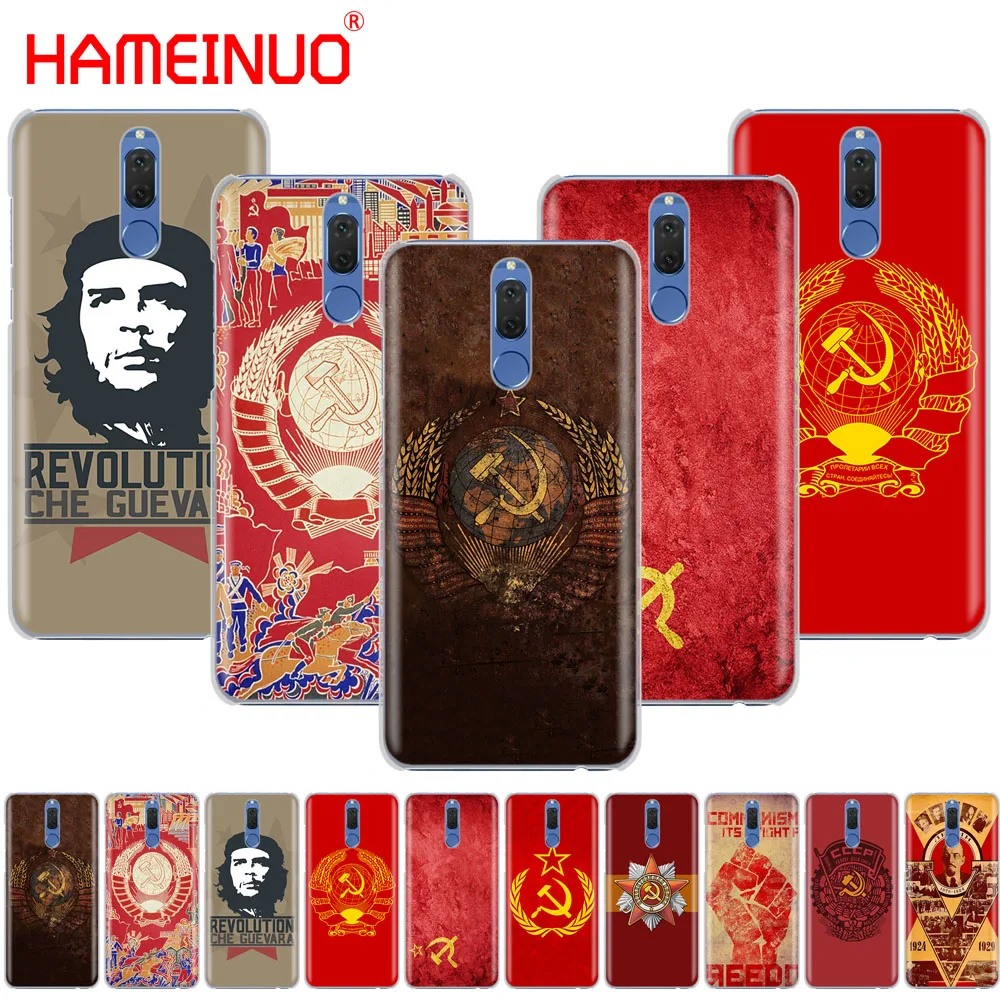 HAMEINUO чехол для телефона с принтом Советского Союза гранж флага Huawei NOVA 2 2S 3e PLUS LITE P