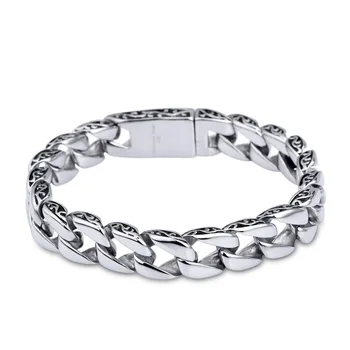 

New Fashion Men's Stainless Steel Bracelet Vintage Lace Totem Men's Hand Jewelry S245