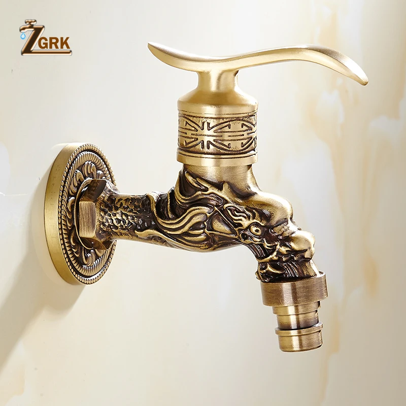 ZGRK Bathroom Faucet Brass Tap Kitchen Outdoor Garden Taps High Quality ...