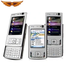 Nokia N95 разблокированный мобильный телефон 5MP камера 2,6 дюймов TFT экран WiFi GPS с русскоязычным арабским keyboatrd