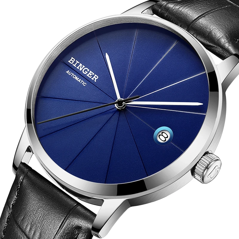 2017 BINGER Mens font b Watches b font Luxury Brand automatic mechanical Men font b Watch