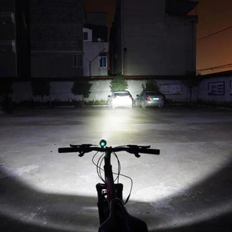 Excellent MTB 16 LED lamp beads 8000 Lm Front Bike Light Headlight Night Safety Bicycle light Battery needs to be purchased separately 5