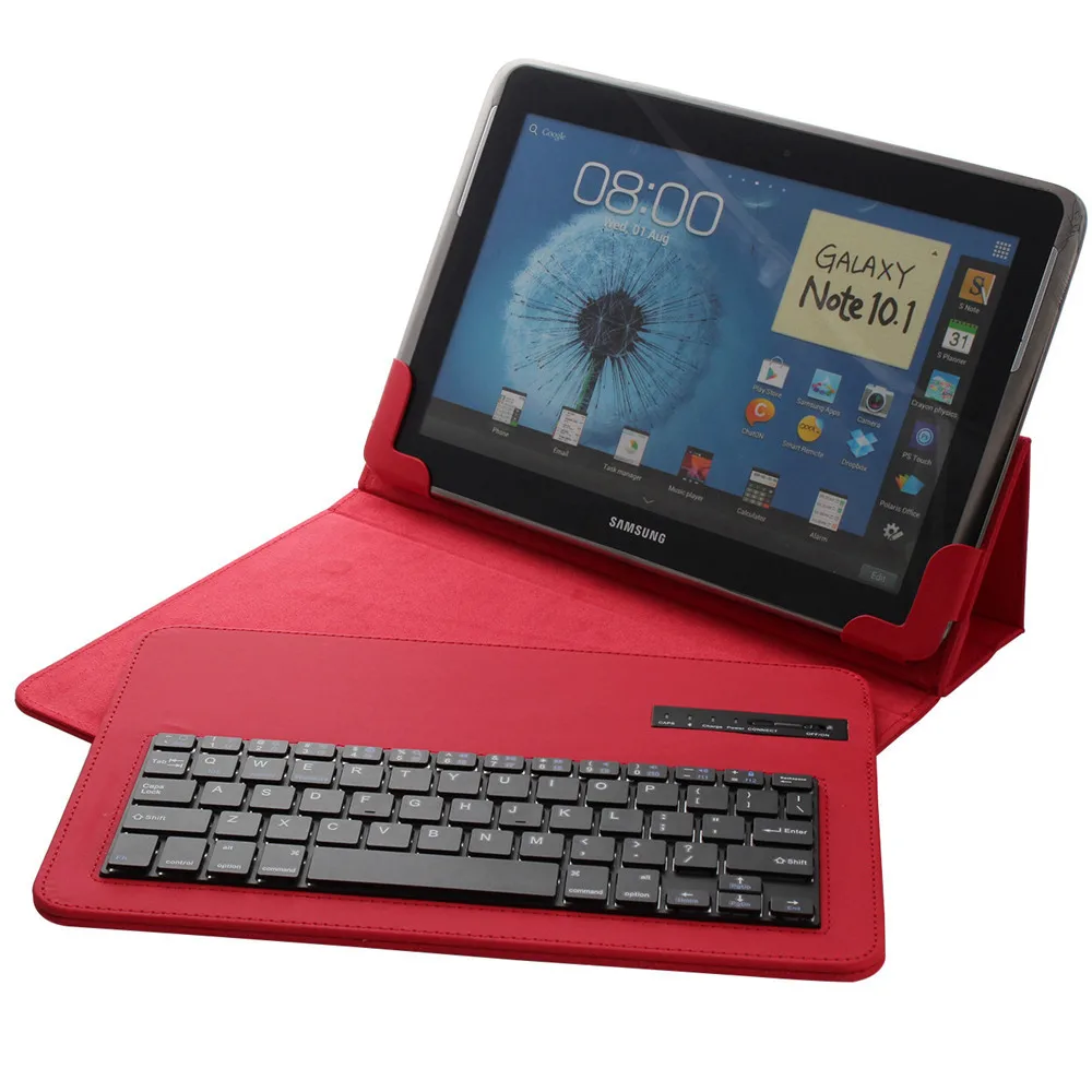 

Universal 9-10.1"Wireless Bluetooth Keyboard Leater Case Removable Stand Case for Appel iPad with IOS Android Window Tablet Case