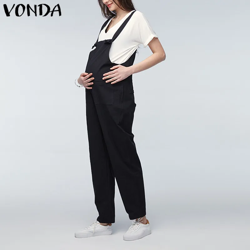 Брюки для беременных VONDA 2021 Комбинезоны женский комбинезон повседневные