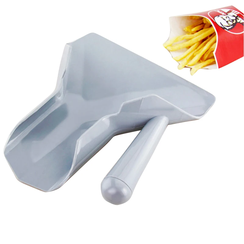 New 1pc High Quality Plastic Food Shovel Kitchen Tool Steel Fries Shovel Popcorn Shovel Nut