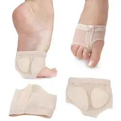 1 пара балетных чехлов с мягкой подошвой; Танцевальная обувь для ног с открытым носком; защитная обувь для ног; FC55
