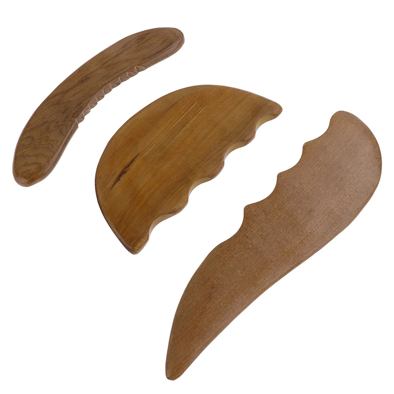 1Pcs Scraping Massage Acupuncture Point Muscle Relaxation Treatment Guasha Board 3 Styles