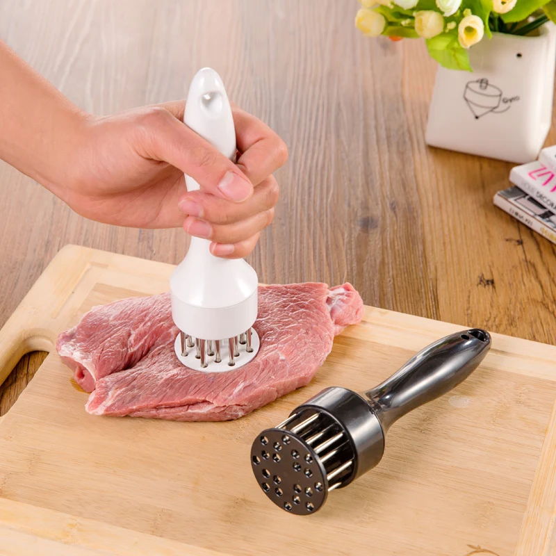 

TUUTH Steak Pork Chops Quick Pine Needle Practical Stainless Steel Tender Meat Needle Tender Meat Hammer Kitchen Gadgets Steak
