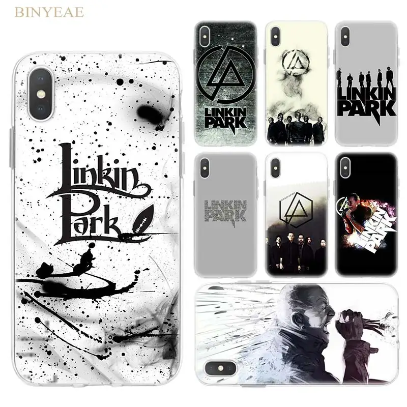 

Linkin Park Soft Transparent TPU Phone Cases Coque Shell for Apple iPhone X XR Xs Max 8 7 6 6s Plus 5 5S SE