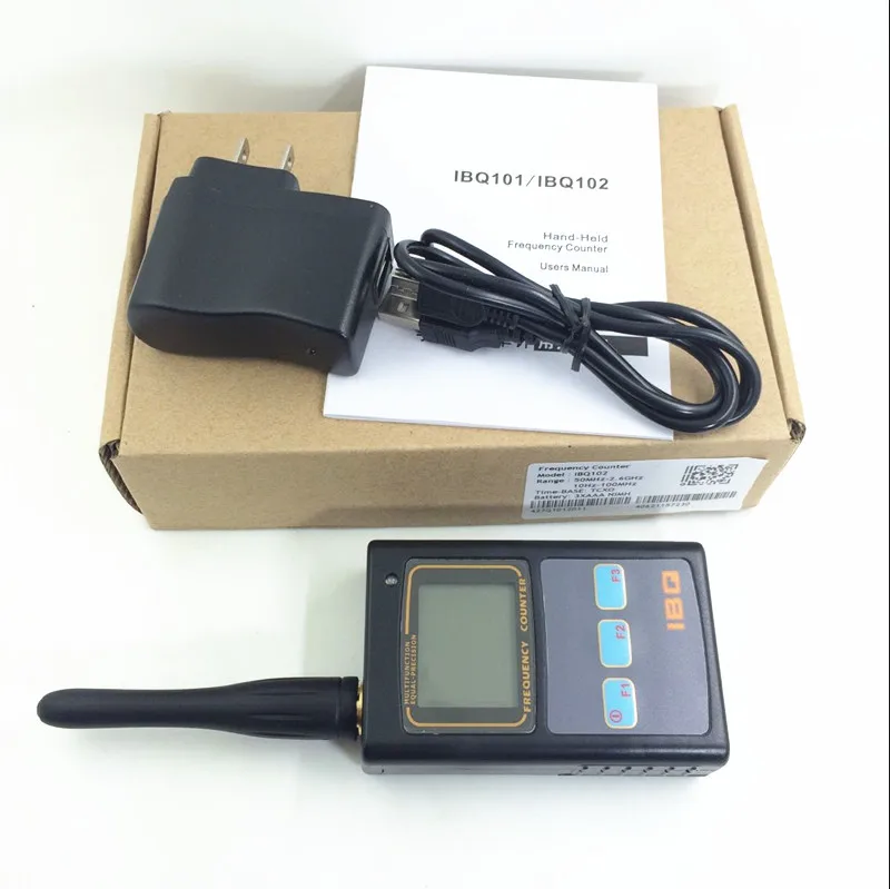 Upgraded Two Way Radio Frequency Counter IBQ102 Wide Test Range 10MHz-2600MHz Sensitive Portable Frequency Meter  5