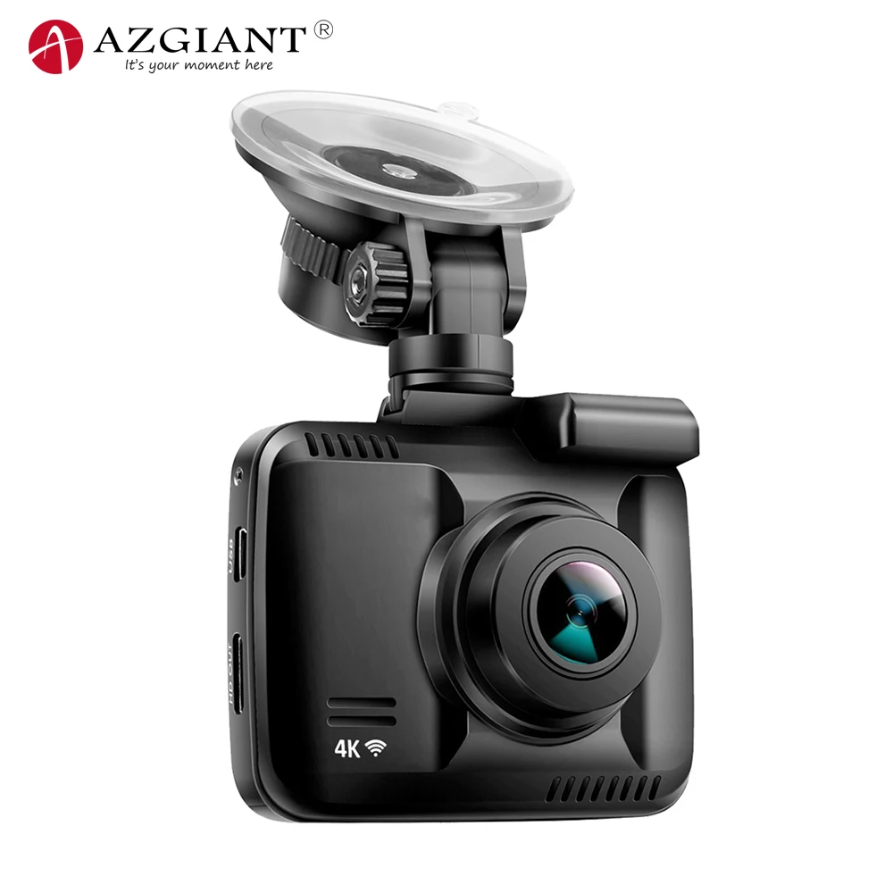

AZGIANT 4K 2.4 inch LCD Night Vision Car DVRs Recorder Dash Cam NOVATEK NT96660 Built in GPS WIFI Camcorder Parking Monitor