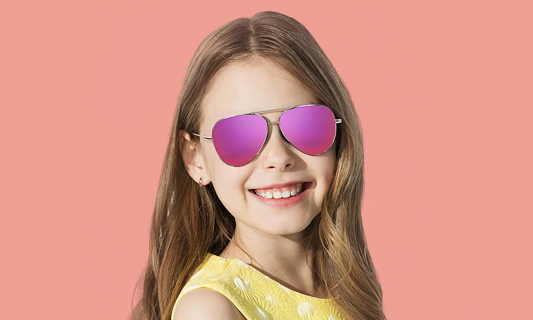 Xiaomi TS модные Винтаж солнцезащитные очки Классические металлические оправы TAC поляризованные солнцезащитные очки Anti UV Детский солнцезащитные очки для женщин