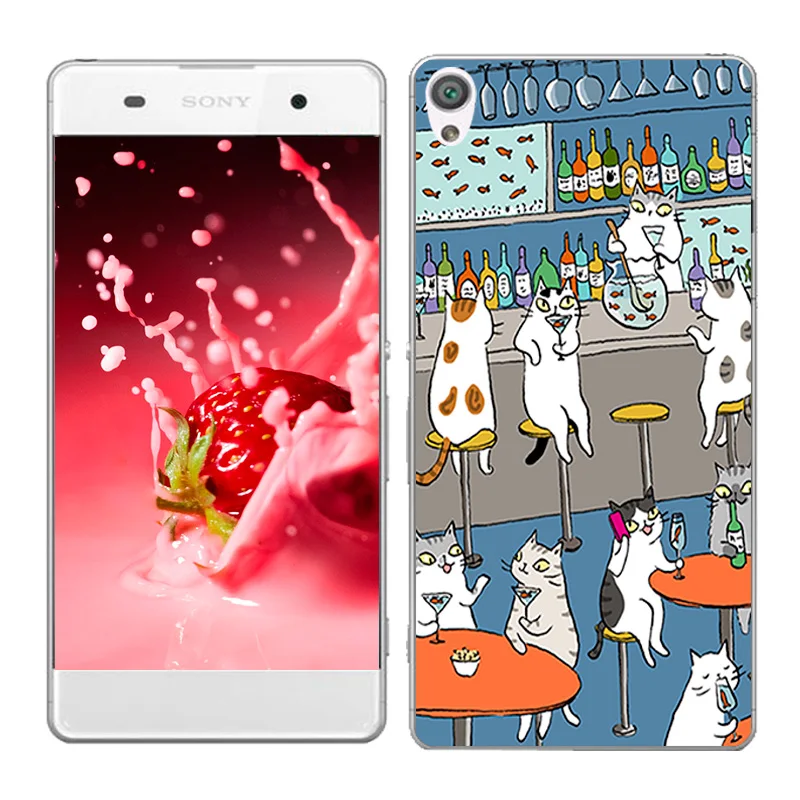 Чехол для sony Xperia XA для Coque sony Xa F3112 F3113 F3115 мягкий чехол для телефона из ТПУ с пейзажем для sony XA F3111 XA - Цвет: 10