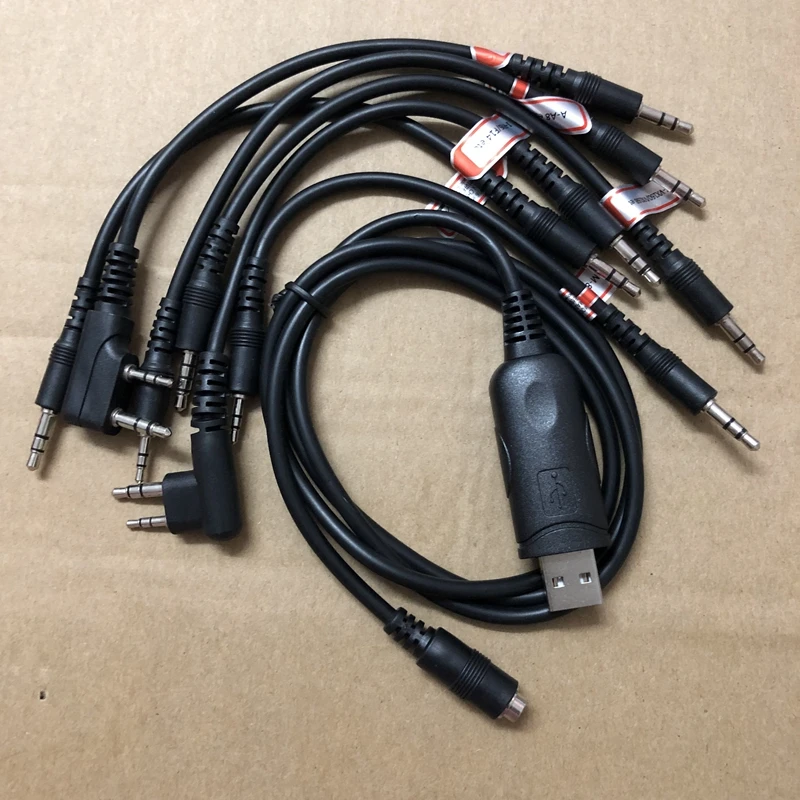 Multifunction USB program cable for walkie talkie car radio baofeng kenwood QYT ICOM mobile radio USB connector program cable