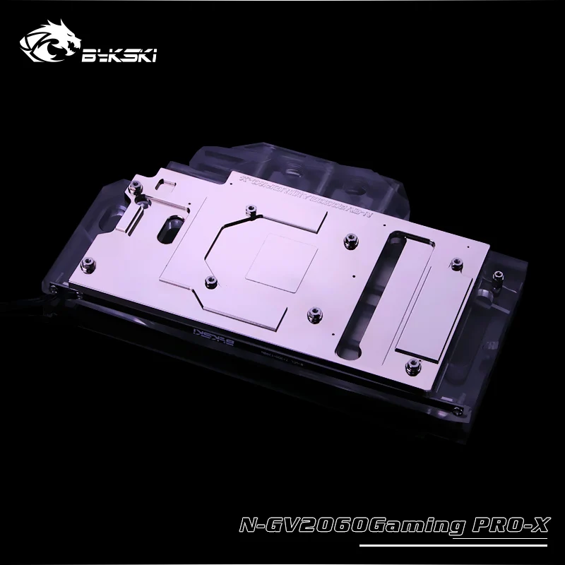  Bykski Copper Block use for Gigabyte RTX2060 Gaming OC PRO 6G Rev 2.0 / 12V RGB / 5V A-RGB Cooler R