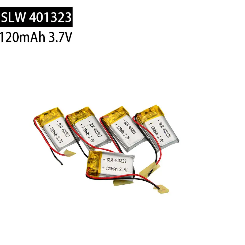 Высокое качество KingWei 5 шт 120mAh 401323 3 7 v литий-ионный полимерный аккумулятор для