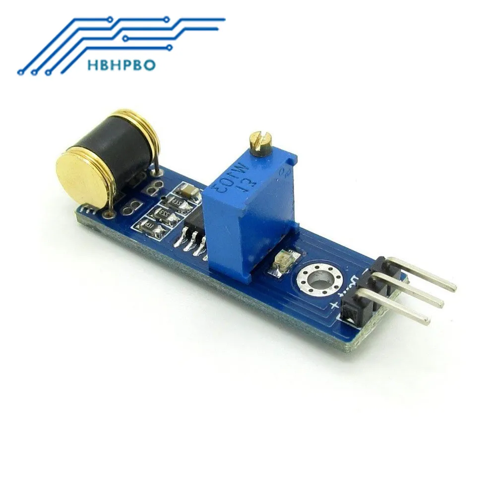 801S Wide Range Vibration Shock Sensor Module Analog Output Adjustable