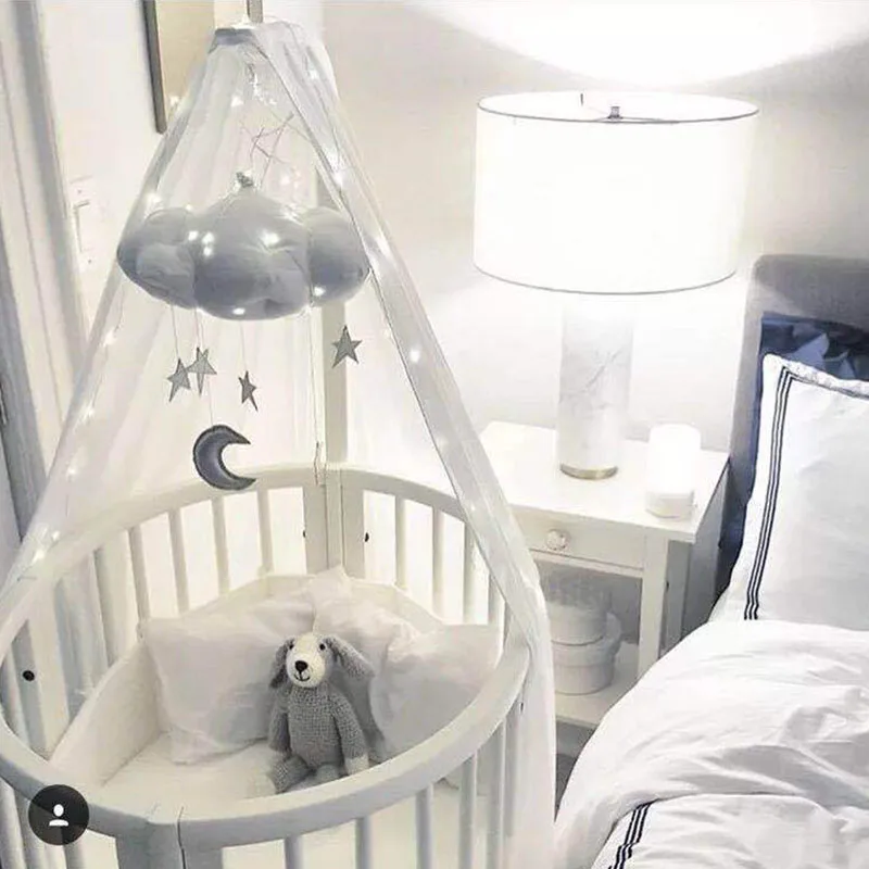 moon and stars nursery bedding