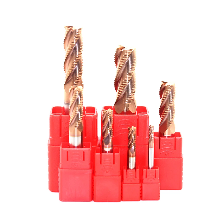 

1pc carbide Roughing End Mill TiAIN 16mm 20mm Milling Cutter HRC58 4F EndMills CNC tool 100L HIigh hardness