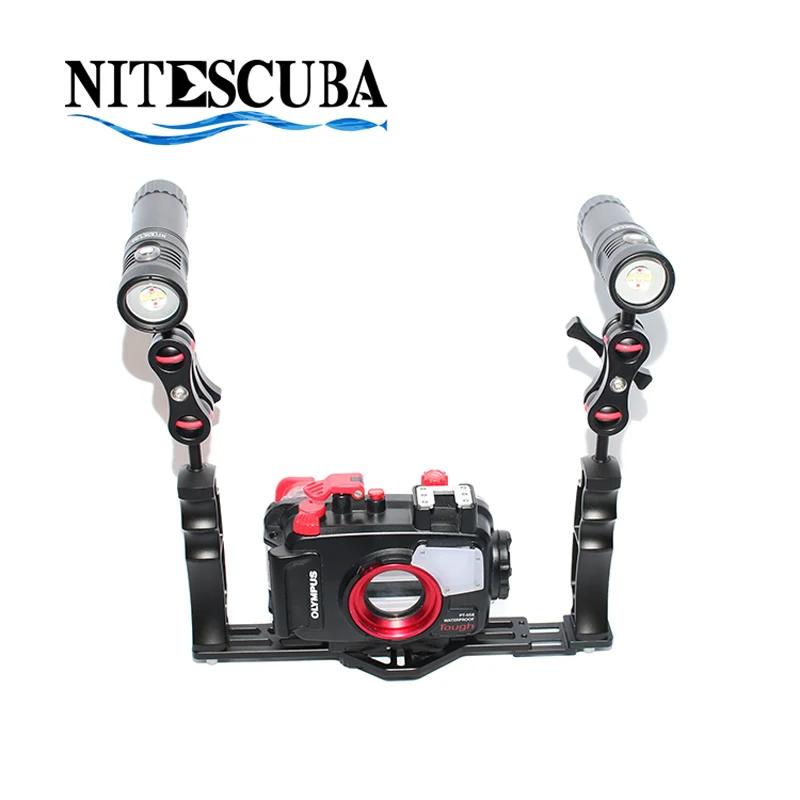 NiteScuba S18 светодиодный светильник для подводной съемки видео для TG5 TG4 Rx100 gopro Canon Nauticam футляр для подводной камеры корпус фотографии
