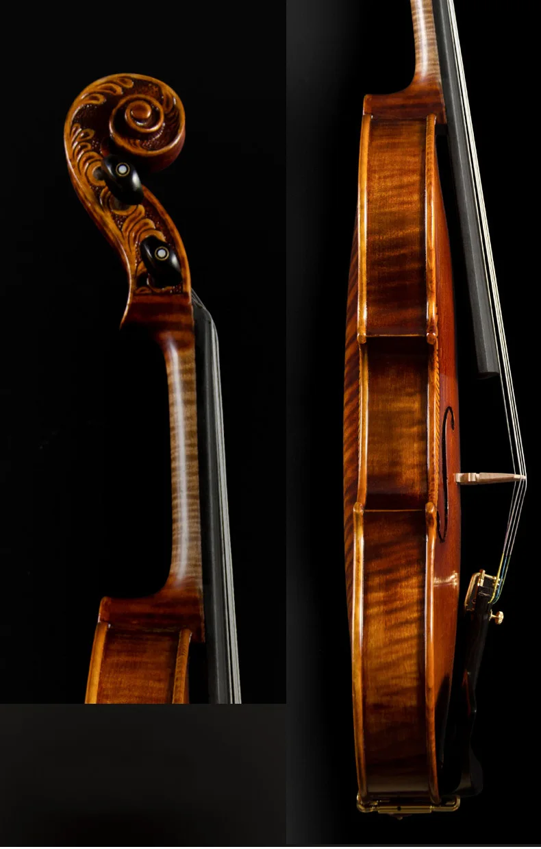 Кристина E07-carved скрипка 4/4 усовершенствованная итальянская скрипка ручной работы старинная скрипка из дерева ели o музыкальный инструмент, чехол для скрипки, канифоль