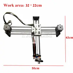 DIY Smart Написание Рисование Робот мини XY 2 оси с ЧПУ Перьевой Плоттер Машина продвинутые игрушка Шаговые двигатели Drive Inkscape 32*22 см