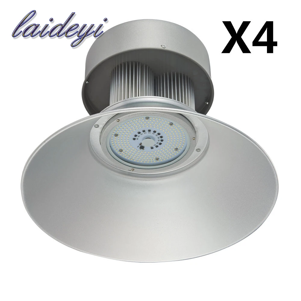 

LAIDEYI 4PCS High Power 150w Led High Bay Light LED Industrial Lamp Highbay Light for Supermarket Stadium Workshop Gas station