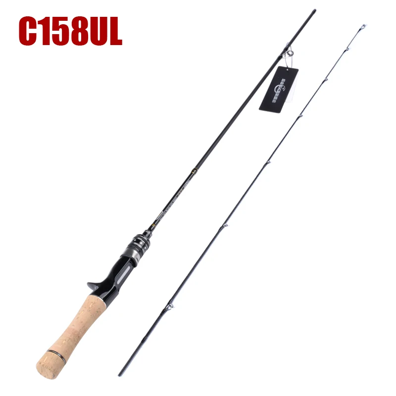 R-C158UL SeekBass гибкий ul спиннинговое удилище 0,8 М1. 8 м-5 г вес приманки сверхлегкие Спиннинговые удилища ультра легкое литье спиннинговое удилище - Цвет: R-C158UL