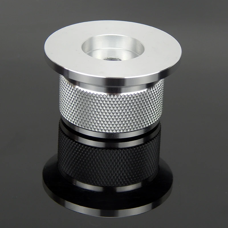 Botão de Volume de Alumínio Amplificador Hifi Potenciômetro Diâmetro 44 mm Altura 25 mm Preto Prata Ouro - Image 5