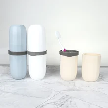 Чистый цвет мыть чашки зубная щетка зубная паста портативный набор пластиковых бутылок для воды держатель для зубной пасты и для зубной щетки стакан для хранения путешествия