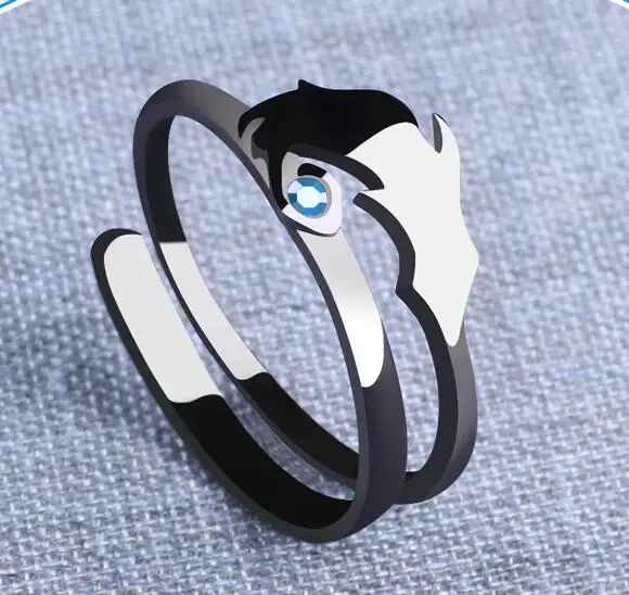 Ao No Exorcist Okumura Rin Ring демон хвост 925 пробы Серебряный реквизит для косплея