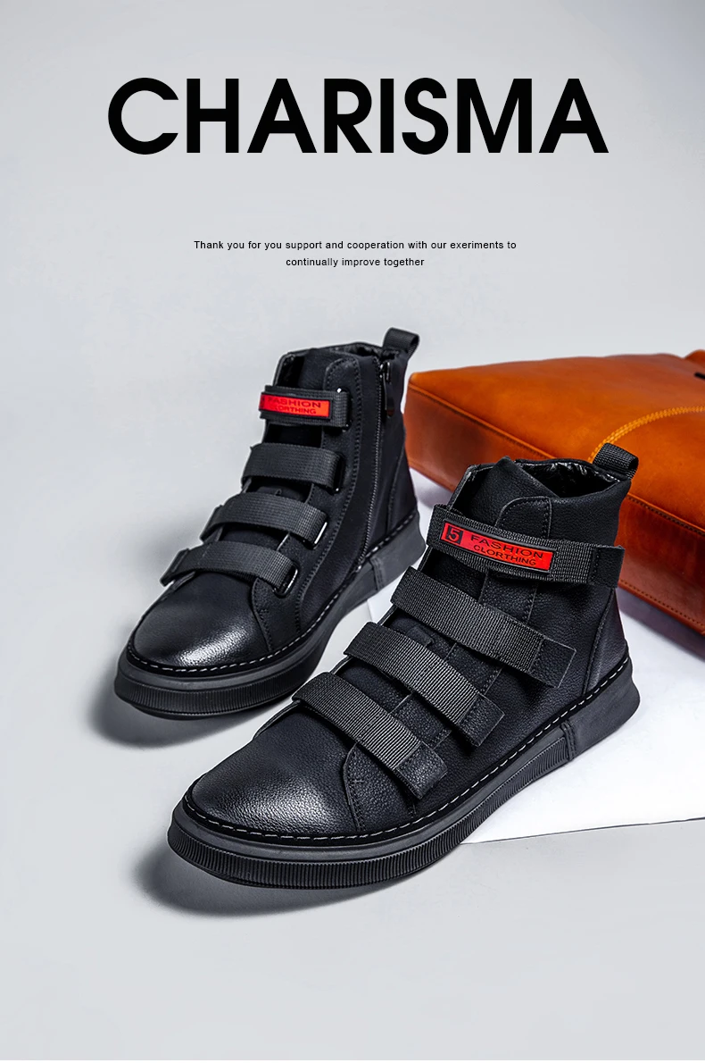 CAMTOO Spring Casual Men's Shoes Genuine Leather Men Boots Fashion Ankle Boots Platform Sneakers Comfortable Man Footwear HTB1sn4FaDjxK1Rjy0Fnq6yBaFXah - CAMTOO Spring Casual Men's Shoes Genuine Leather Men Boots Fashion Ankle Boots Platform Sneakers Comfortable Man Footwear