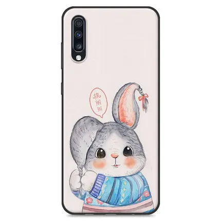 A8 6," для samsung galaxy A70 Дело мультфильм Мягкие силиконовые ТПУ телефон чехлы для samsung A70 A705F A705 защитной оболочки задняя крышка - Цвет: A8