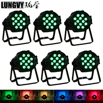 

Free Shipping 6pcs/Lot 12x3w 3in1 Led Par RGB 3/7 Channel Indoor Led Par Led Par 64 Light For Disco Party Wedding Stage