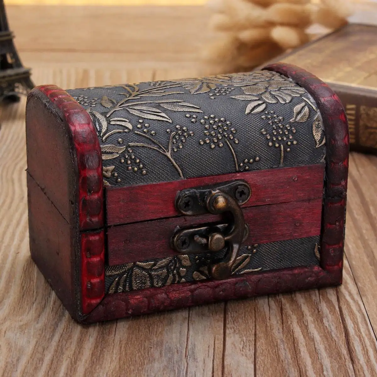 vintage small decor wooden box with lock jewelry bracelet holder desktop storage boxes case organizer candy - Decorative Wooden Boxes vintage small decor wooden box with lock jewelry bracelet holder desktop storage boxes case organizer candy - Decorative Wooden Boxes