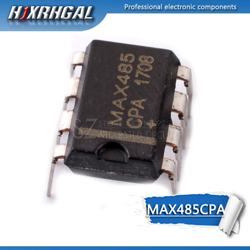 100PCS MAX485CPA DIP8 MAX485 DIP 485CPA DIP-8 new and original IC HJXRHGAL | Электронные компоненты и