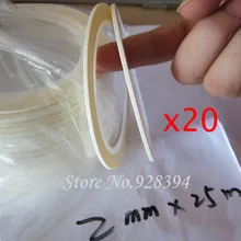 20X 2 мм* 25 м кремово-белый малярный скотч хорошо подходит для лака для ногтей Живопись украшения