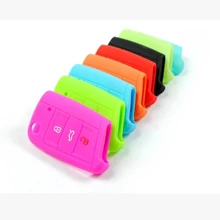 EAZYZKING 10 шт. кремния ключа автомобиля чехол Обложка для Volkswagen Golf 7 MK 7 для skoda octavia A7 Combi для сиденье Леон Lbiza