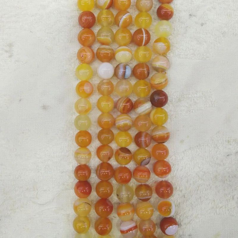 2016 Fashion top quality natural stripe onyx round Beads 10mm for jewelry Making Wholesale 75pcs/lot free shipping | Украшения и