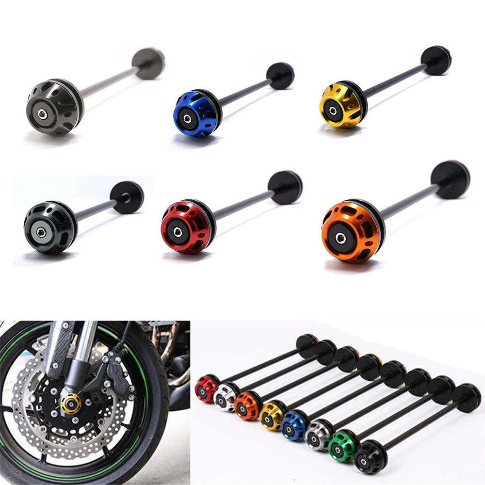 

Motorcycle CNC Aluminum Front Axle Slider Frame Sliders Anti Crash Protector for Kawasaki Z800 13-15 Z1000 14-15 Z750 VERSYS 650