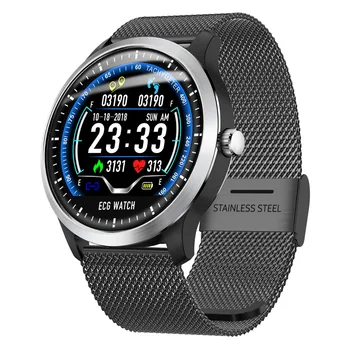 

N58 ECG Smartwatch Men Display Heart Rate Sleep Monitor 3D UI Multi-sport Fitness Tracker Smart Bracelet Steel Smart Watch Band