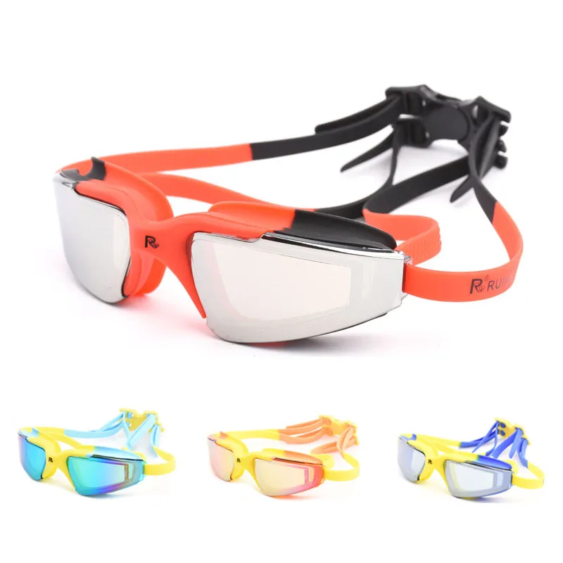 2018 nueva natación adultos buceo Anti-niebla profesional gafas natacion impermeable silicona suave arena piscina gafas