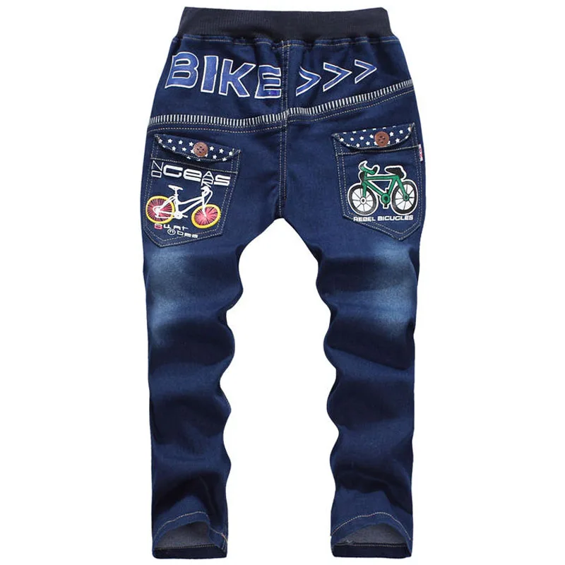 Джинсы Enfant Garcon милые стильные джинсы Jongens модные повседневные джинсы брендовые весенние джинсы для мальчиков - Цвет: As picture